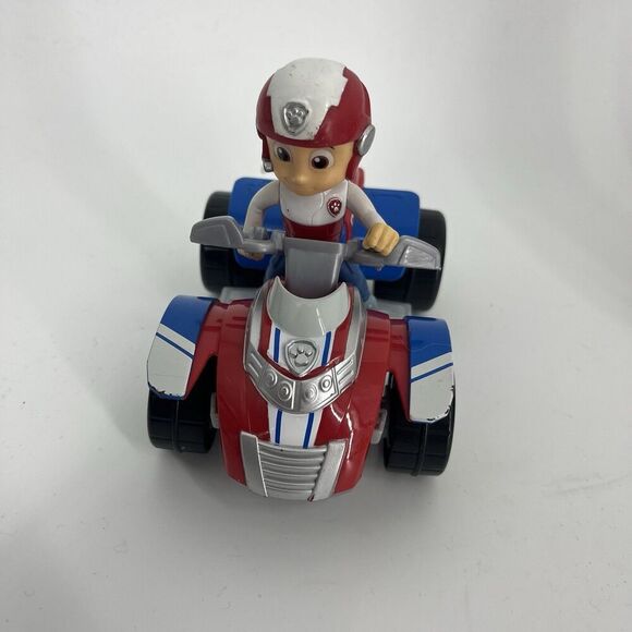 Paw Patrol Deluxe Vehicle Lot of 4 Chase Rocky Skye Ryder Action Figures Toy Set - Picture 4 of 15